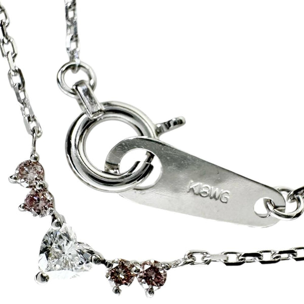 ハートモチーフ ハートダイヤモンド 0.06ct ピンクダイヤ 0.05ct ネックレス K18WGホワイトゴールド 18金 1.5g 40cm レディース
【中古】【真子質店】【NN】




【MaIS】