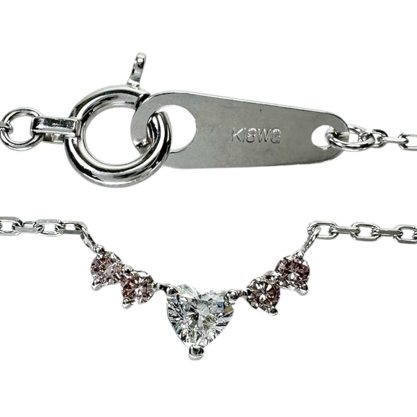 ハートモチーフ ハートダイヤモンド 0.06ct ピンクダイヤ 0.05ct ネックレス K18WGホワイトゴールド 18金 1.5g 40cm レディース
【中古】【真子質店】【NN】




【MaIS】