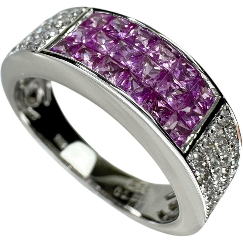 13号 ピンクサファイア（ミステリーセッティング） 0.98ct ダイヤモンド 0.38ct リング・指輪 K18WGホワイトゴールド 18金 4.9g レディース
【中古】【真子質店】【NN】




【MiMiMo】