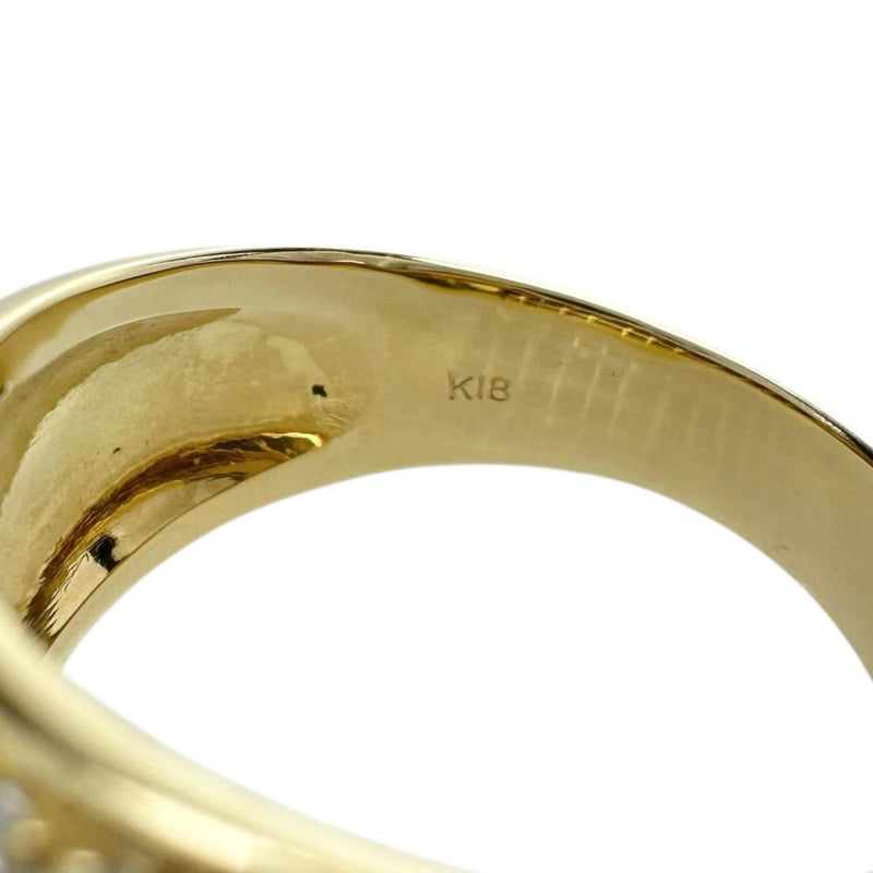 13.5号 ルビー ダイヤモンド リング・指輪 K18ゴールド 18金 8.3g レディース 【中古】【真子質店】【NN】 【IMoxI】