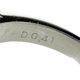 13号 カボションエメラルド 3.92ct ダイヤモンド 0.41ct リング・指輪 Pt900プラチナ 7.8g レディース 【中古】【真子質店】【NN】 【ITSMi】