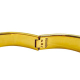 【HERMES/エルメス】 バングル クリッククラックPM GP 31.3g グリーン/ゴールド レディース 【中古】【真子質店】【GD】 【DTS】