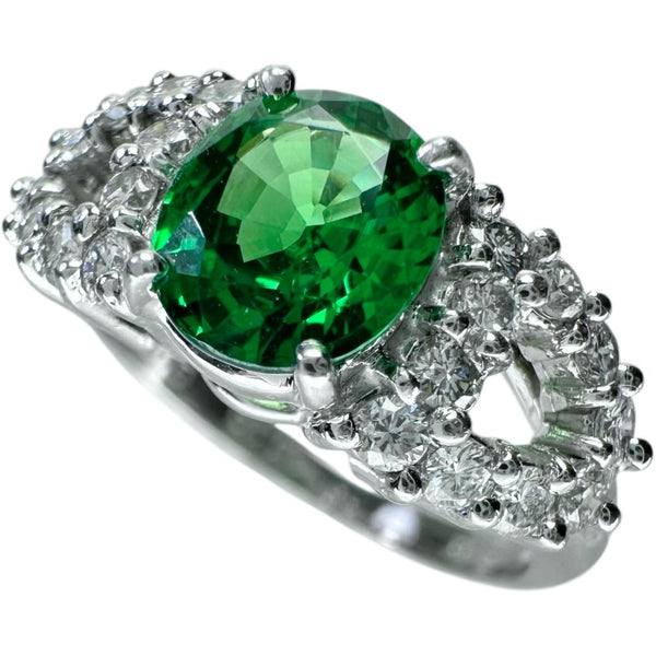 12号 グリーングロッシュラーガーネット 1.19ct ダイヤモンド 0.43ct リング・指輪 Pt900プラチナ 5.5g レディース
【中古】【真子質店】【NN】




【MiMaY】