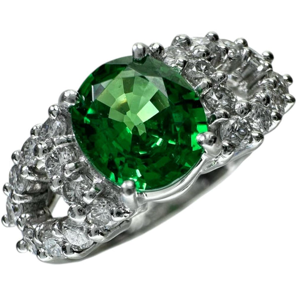 12号 グリーングロッシュラーガーネット 1.19ct ダイヤモンド 0.43ct リング・指輪 Pt900プラチナ 5.5g レディース
【中古】【真子質店】【NN】




【MiMaY】