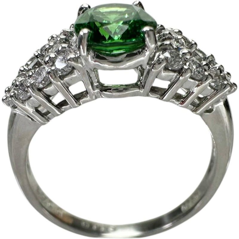 12号 グリーングロッシュラーガーネット 1.19ct ダイヤモンド 0.43ct リング・指輪 Pt900プラチナ 5.5g レディース
【中古】【真子質店】【NN】




【MiMaY】