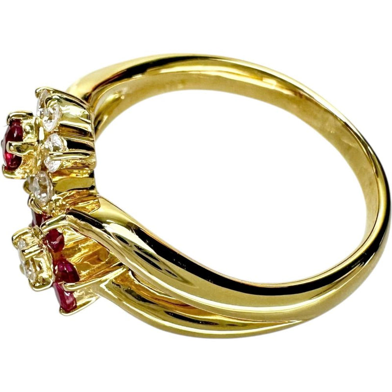14.5号 フラワーモチーフ ルビー 0.41ct ダイヤモンド 0.28ct リング・指輪 K18ゴールド 18金 6.2g レディース
【中古】【真子質店】【NN】




【MiDK】