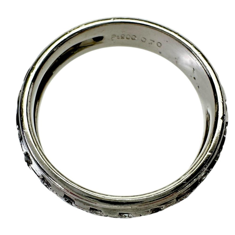 12号 フルサークル ダイヤモンド 0.70ct リング・指輪 Pt900プラチナ 5.2g レディース 【中古】【真子質店】【NN】 【DKMa】