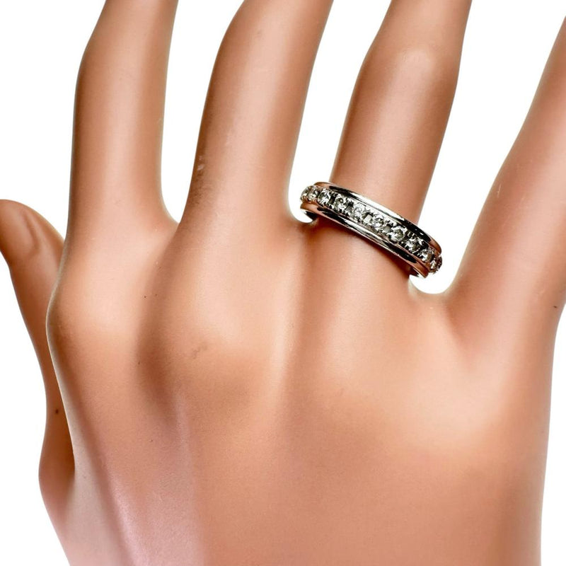 12号 フルサークル ダイヤモンド 0.70ct リング・指輪 Pt900プラチナ 5.2g レディース 【中古】【真子質店】【NN】 【DKMa】