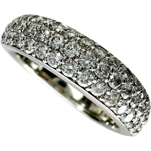 11号【CELINE/セリーヌ】 パヴェデザイン ダイヤモンド 0.75ct リング・指輪 Pt900プラチナ 6.6g レディース 【中古】【真子質店】【BL】 【KxD】
