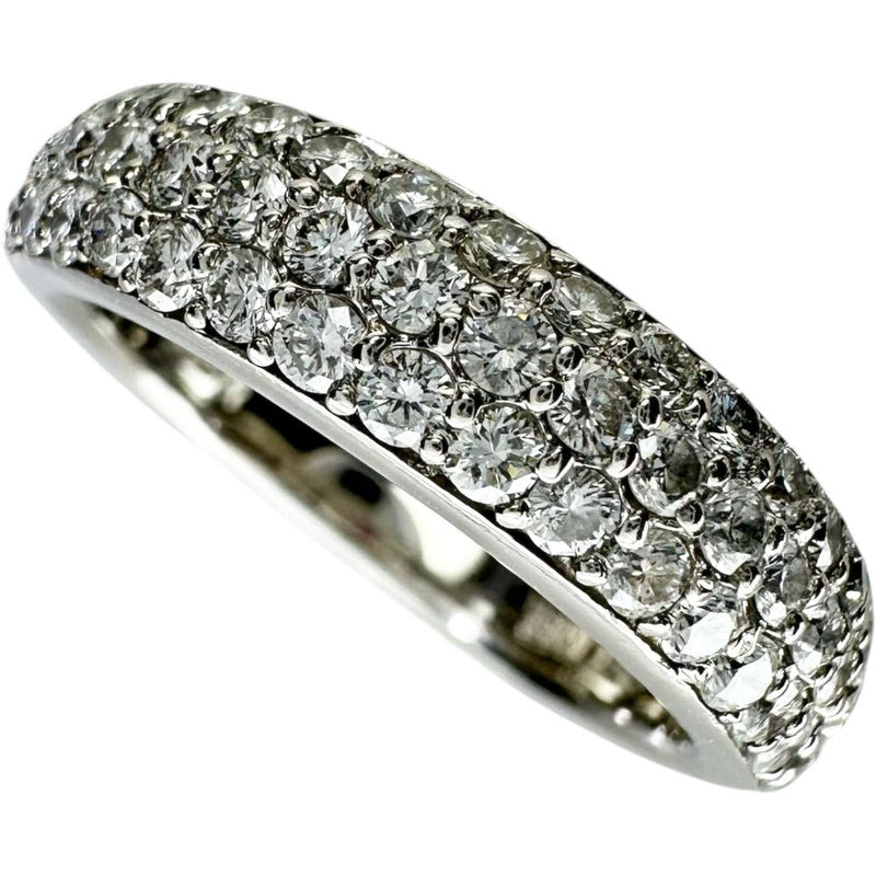 11号【CELINE/セリーヌ】 パヴェデザイン ダイヤモンド 0.75ct リング・指輪 Pt900プラチナ 6.6g レディース 【中古】【真子質店】【BL】 【KxD】