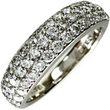 11号【CELINE/セリーヌ】 パヴェデザイン ダイヤモンド 0.75ct リング・指輪 Pt900プラチナ 6.6g レディース 【中古】【真子質店】【BL】 【KxD】