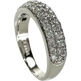 11号【CELINE/セリーヌ】 パヴェデザイン ダイヤモンド 0.75ct リング・指輪 Pt900プラチナ 6.6g レディース 【中古】【真子質店】【BL】 【KxD】