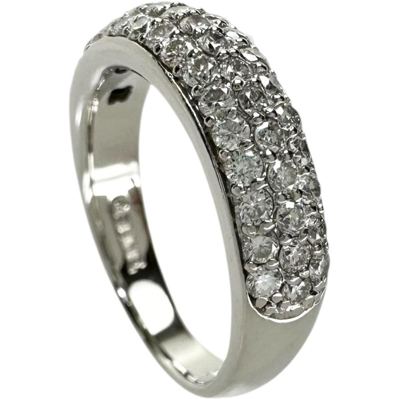 11号【CELINE/セリーヌ】 パヴェデザイン ダイヤモンド 0.75ct リング・指輪 Pt900プラチナ 6.6g レディース 【中古】【真子質店】【BL】 【KxD】