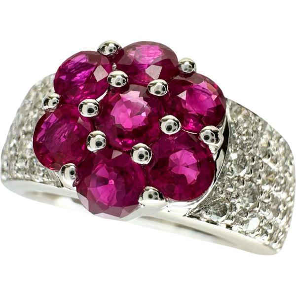 11号 フラワーモチーフ ルビー 1.30ct ダイヤモンド 0.60ct リング・指輪 K18WGホワイトゴールド 18金 7.5g レディース
【中古】【真子質店】【NN】




【IxDMo】