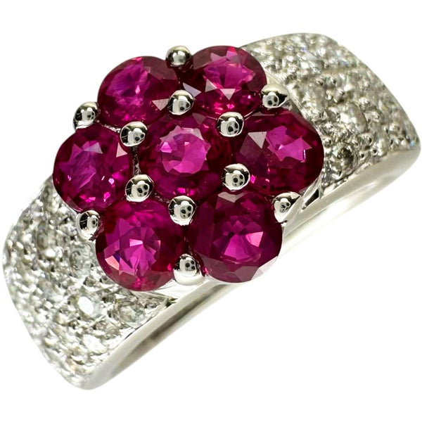 11号 フラワーモチーフ ルビー 1.30ct ダイヤモンド 0.60ct リング・指輪 K18WGホワイトゴールド 18金 7.5g レディース
【中古】【真子質店】【NN】




【IxDMo】