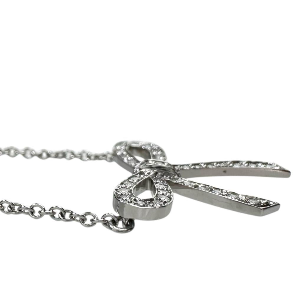 TIFFANY&Co./ティファニー】 ボウ リボン ダイヤモンド ネックレス 