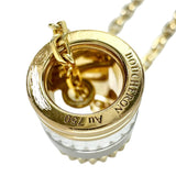【Boucheron/ブシュロン】 ダイヤモンド ネックレス キャトルホワイト スモール 1Pダイヤ K18ゴールド 18金/セラミック 5.6g 45cm JPN00550 レディース 【中古】【真子質店】【BL】 【TDKMo】