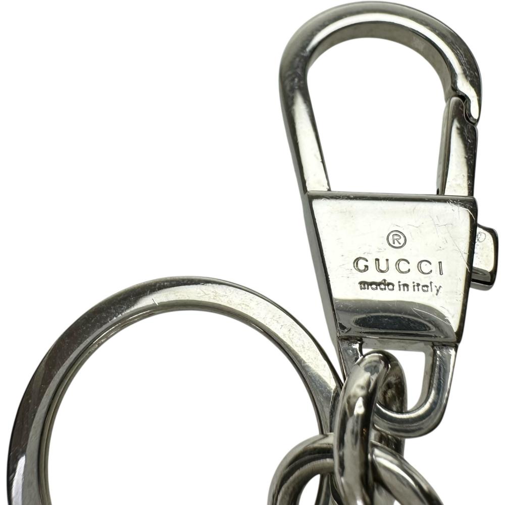 GUCCI/グッチ】 木製 女の子モチーフ バッグチャーム/キーホルダー