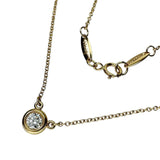 【TIFFANY&Co./ティファニー】 ダイヤモンド（推定0.25ct） ネックレス バイザヤード エルサペレッティ K18PGピンクゴールド 18金 2.5g 42cm レディース 【中古】【真子質店】【GD】 【IxYK】