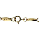 【TIFFANY&Co./ティファニー】 ダイヤモンド（推定0.25ct） ネックレス バイザヤード エルサペレッティ K18PGピンクゴールド 18金 2.5g 42cm レディース 【中古】【真子質店】【GD】 【IxYK】