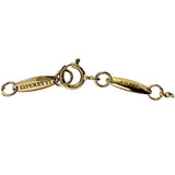 【TIFFANY&Co./ティファニー】 ダイヤモンド（推定0.25ct） ネックレス バイザヤード エルサペレッティ K18PGピンクゴールド 18金 2.5g 42cm レディース 【中古】【真子質店】【GD】 【IxYK】