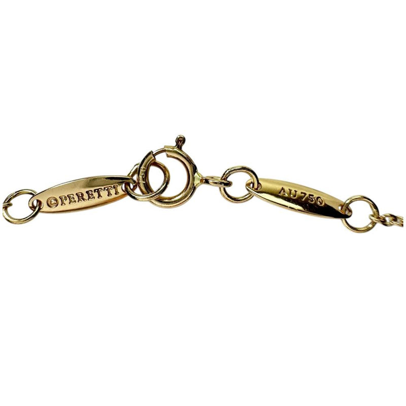 【TIFFANY&Co./ティファニー】 ダイヤモンド（推定0.25ct） ネックレス バイザヤード エルサペレッティ K18PGピンクゴールド 18金 2.5g 42cm レディース 【中古】【真子質店】【GD】 【IxYK】