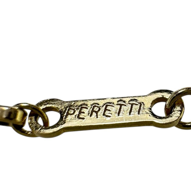 【TIFFANY&Co./ティファニー】 ネックレス オープンハート エルサペレッティ K18YGイエローゴールド 18金 5.2g 40cm レディース 【中古】【真子質店】【GD】 【KIMo】