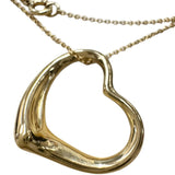 【TIFFANY&Co./ティファニー】 ネックレス オープンハート エルサペレッティ K18YGイエローゴールド 18金 5.2g 40cm レディース 【中古】【真子質店】【GD】 【KIMo】