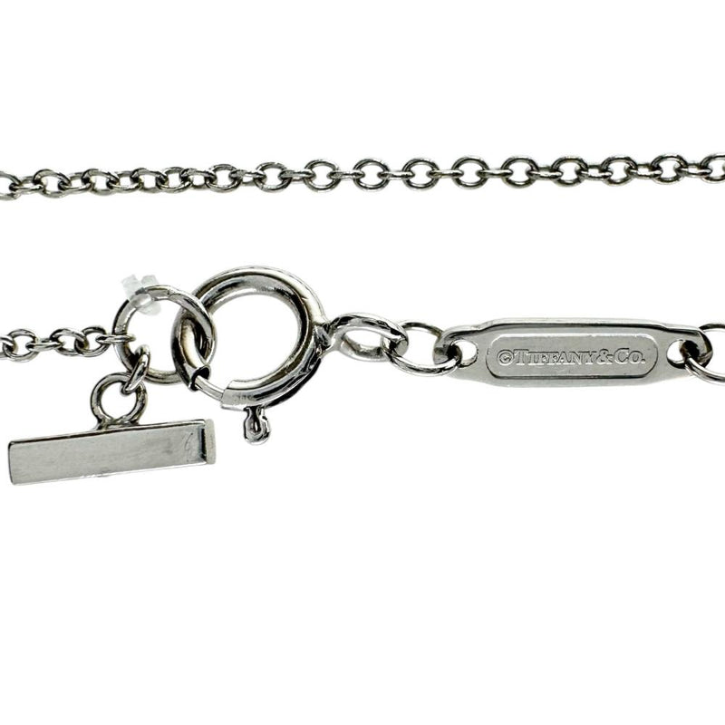 【TIFFANY&Co./ティファニー】 ネックレス Tスマイル スモール K18WGホワイトゴールド 18金 3.1g 45.5cm レディース 【中古】【真子質店】【GD】 【MiMix】