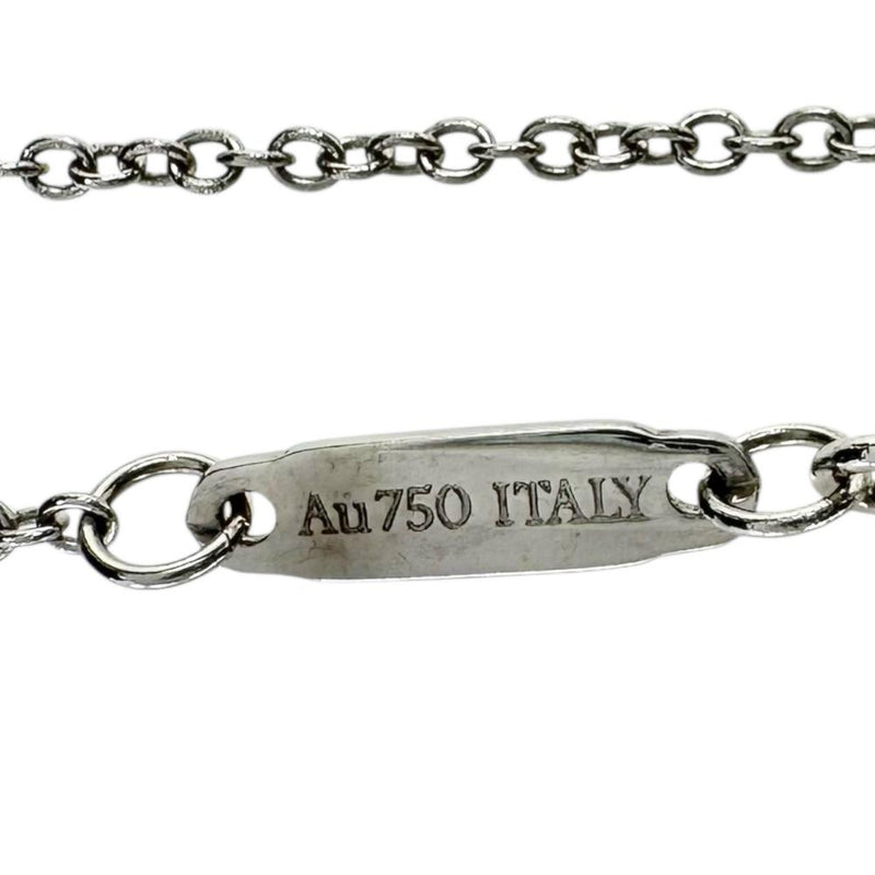 【TIFFANY&Co./ティファニー】 ネックレス Tスマイル スモール K18WGホワイトゴールド 18金 3.1g 45.5cm レディース 【中古】【真子質店】【GD】 【MiMix】