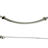【TIFFANY&Co./ティファニー】 ネックレス Tスマイル スモール K18WGホワイトゴールド 18金 3.1g 45.5cm レディース 【中古】【真子質店】【GD】 【MiMix】