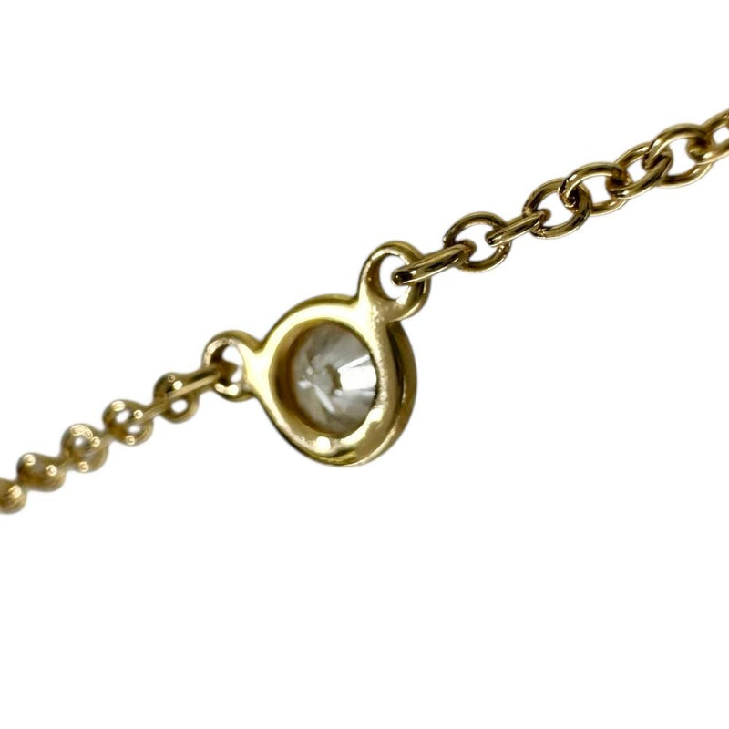 【TIFFANY&Co./ティファニー】 ダイヤモンド 推定0.08ct ネックレス バイザヤード K18ゴールド 18金 1.8g 40.5cm レディース 【中古】【真子質店】【GD】 【MaMiMo】