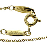 【TIFFANY&Co./ティファニー】 ダイヤモンド 推定0.08ct ネックレス バイザヤード K18ゴールド 18金 1.8g 40.5cm レディース 【中古】【真子質店】【GD】 【MaMiMo】