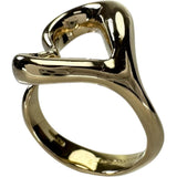 11号【TIFFANY&Co./ティファニー】 リング・指輪 オープンハート K18ゴールド 18金 8.0g レディース 【中古】【真子質店】【GD】 【IxTMa】
