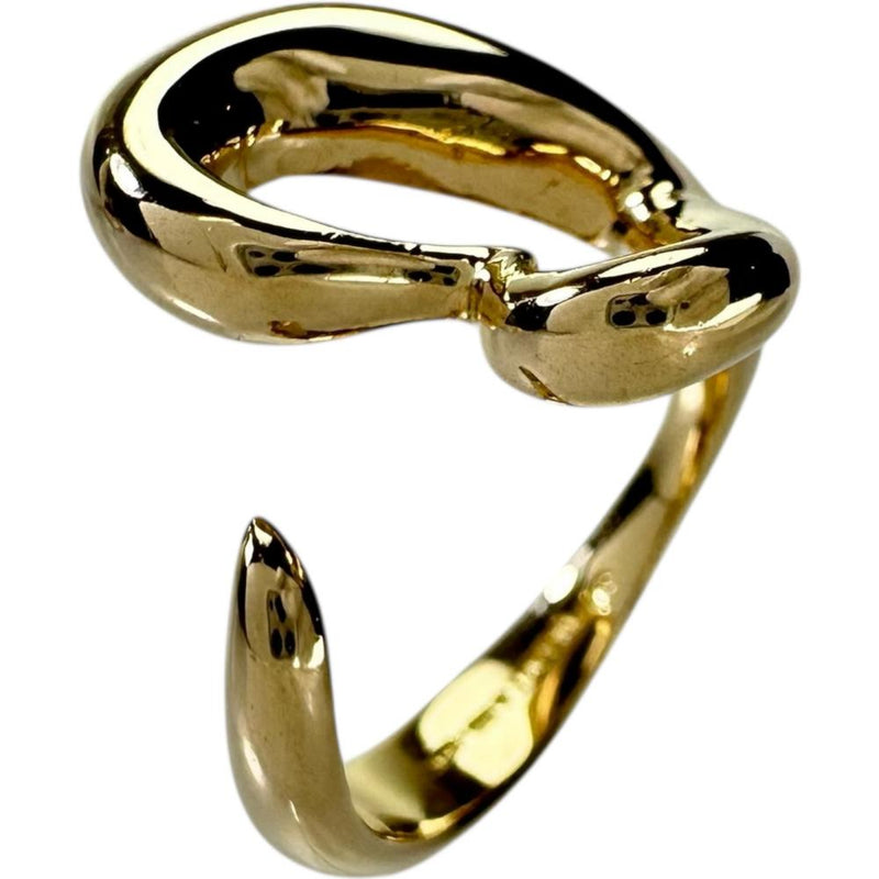 11号【TIFFANY&Co./ティファニー】 リング・指輪 オープンハート K18ゴールド 18金 8.0g レディース 【中古】【真子質店】【GD】 【IxTMa】