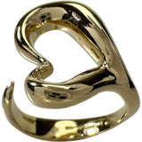 11号【TIFFANY&Co./ティファニー】 リング・指輪 オープンハート K18ゴールド 18金 8.0g レディース 【中古】【真子質店】【GD】 【IxTMa】