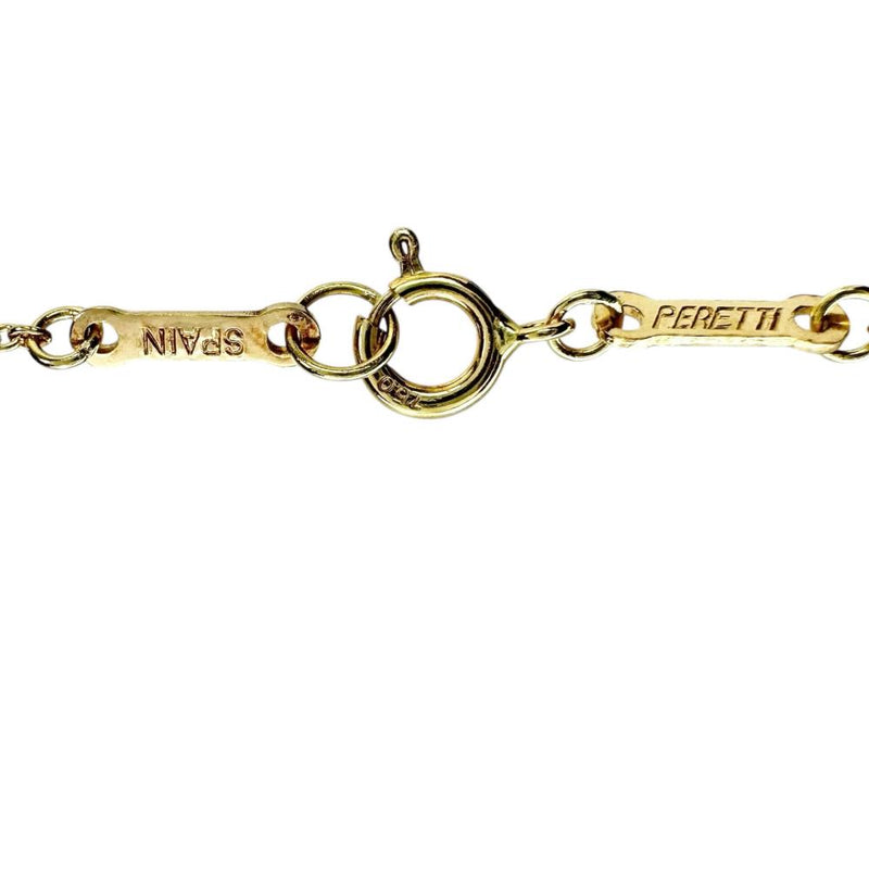 【TIFFANY&Co./ティファニー】 ネックレス オープンハート エルサペレッティ K18ゴールド 18金 3.1g 40.5cm レディース 【中古】【真子質店】【GD】 【DDx】