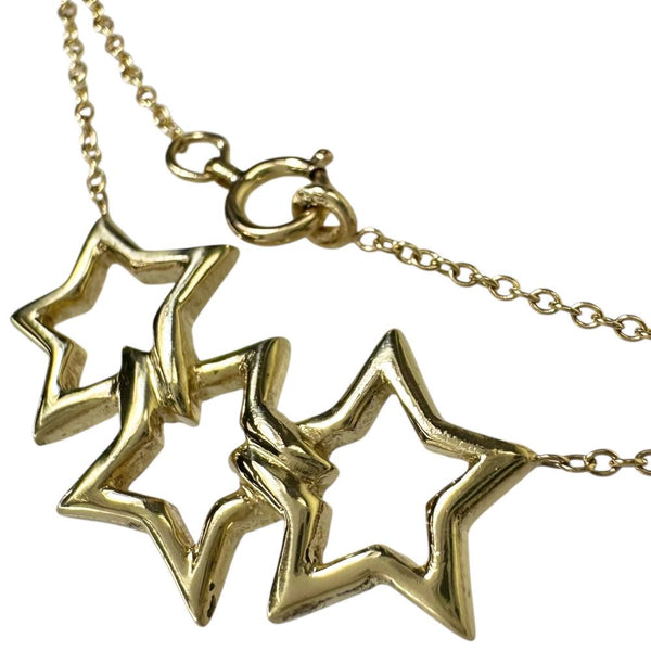 ティファニー　トリプルスターペンダント TIFFANY&Co./ティファニー】 ネックレス トリプルスター K18
