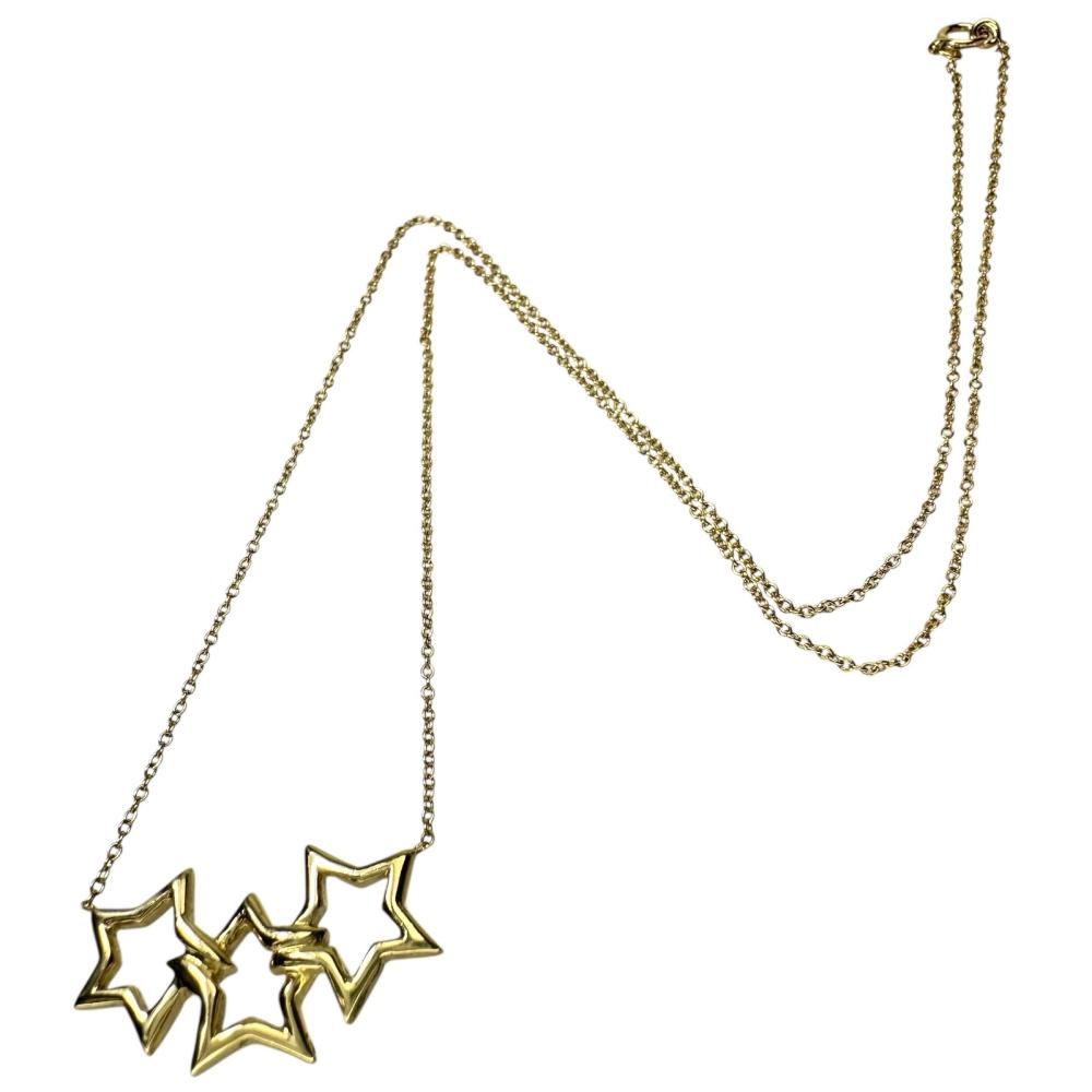TIFFANY&Co./ティファニー】 ネックレス トリプルスター K18