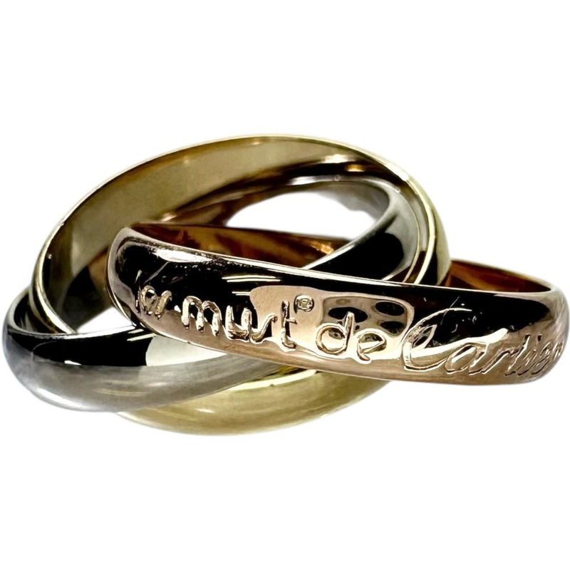 8号【CARTIER/カルティエ】 リング・指輪 トリニティリング K18YGイエローゴールド 18金/WG/PG 7.0g ＃52　シリアルなし スリーカラー レディース
【中古】【真子質店】【GD】




【IIMoMo】