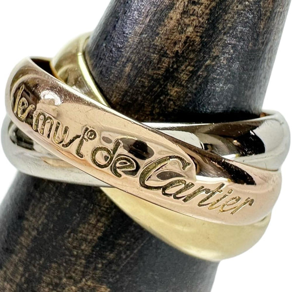 10号【CARTIER/カルティエ】 リング・指輪 トリニティリング K18ゴールド 18金/WG/PG 7.5g 50　シリアルなし レディース
【中古】【真子質店】【GD】




【IxKMi】