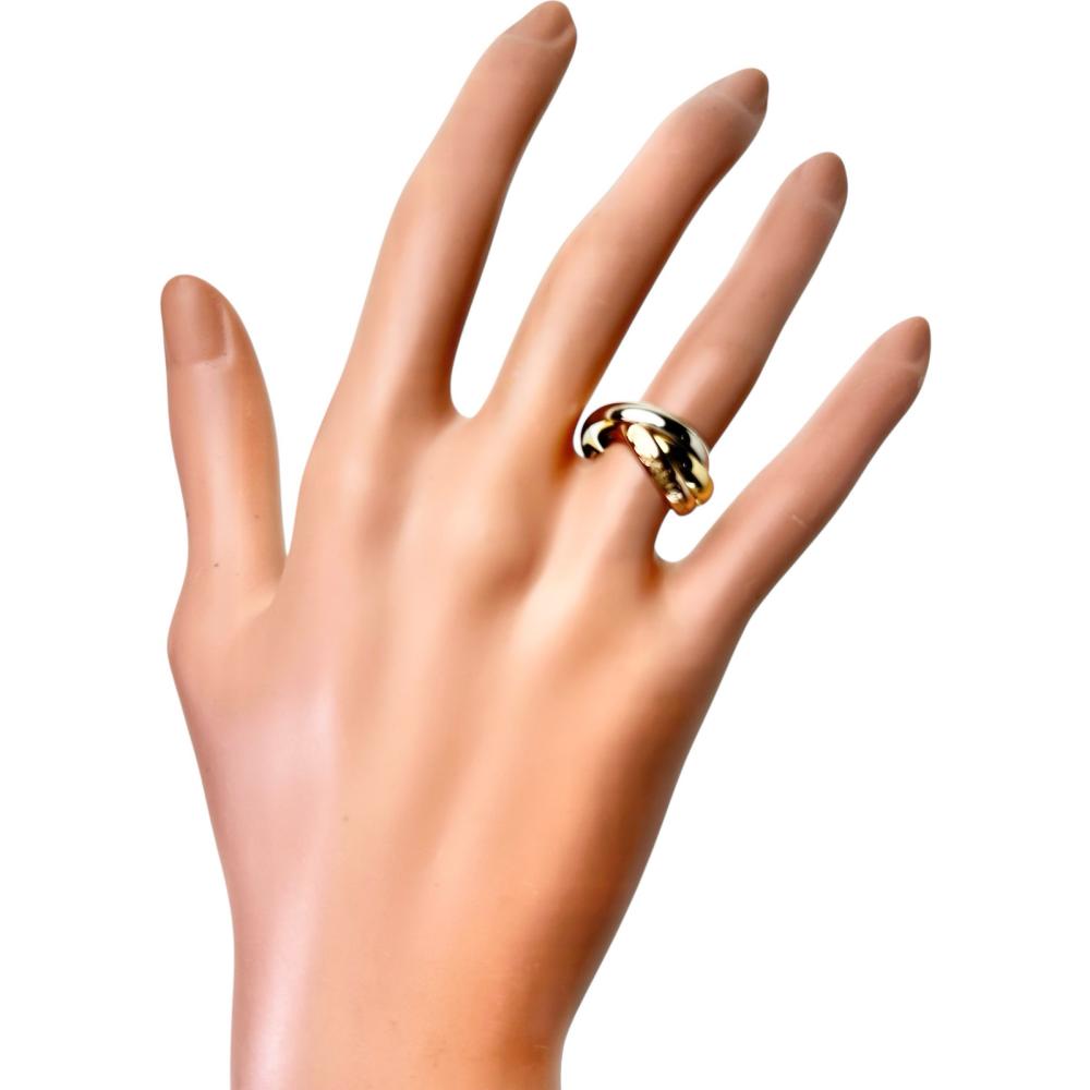 10号【CARTIER/カルティエ】 リング・指輪 トリニティリング K18