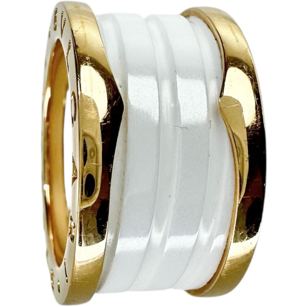 11号【BVLGARI/ブルガリ】 セラミック 4バンド リング・指輪 BVLGARI B