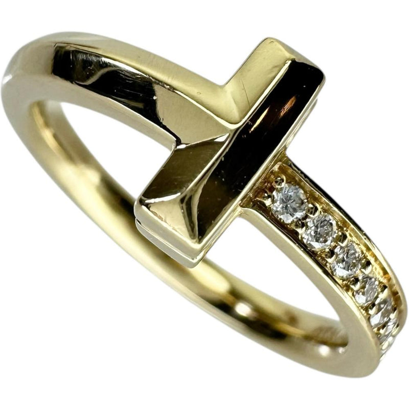 10号【TIFFANY&Co./ティファニー】 ダイヤモンド リング・指輪 T