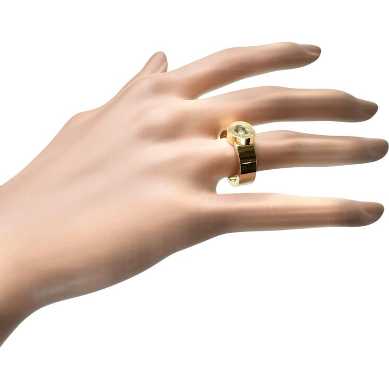 12号【Chopard/ショパール】 リング・指輪 ハッピーダイヤリング K18ゴールド 18金 13.2g 82/2897-20 レディース 【中古】【真子質店】【GD】 【IYYI】