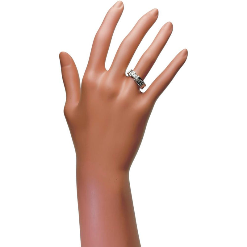 12号【TIFFANY&Co./ティファニー】 ダイヤモンド リング・指輪 アトラスリング 3Pダイヤ K18WGホワイトゴールド 18金 7.4g レディース 【中古】【真子質店】【GD】 【IxYK】