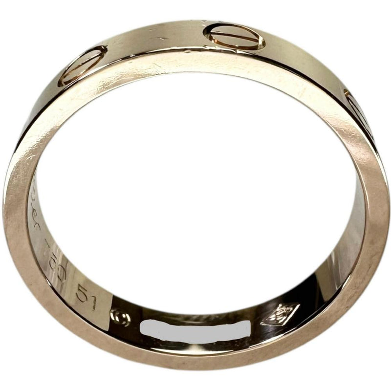 11号【CARTIER/カルティエ】 リング・指輪 ミニラブリング K18PGピンクゴールド 18金 3.8g ＃51 レディース 【中古】【真子質店】【GD】 【KST】