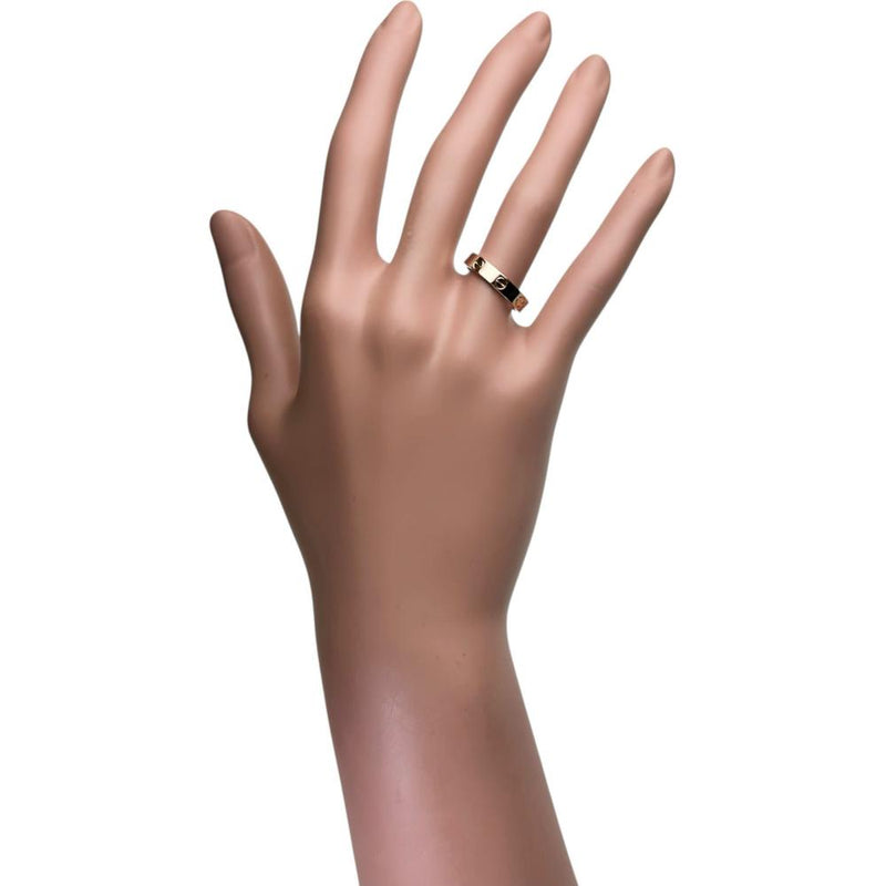 11号【CARTIER/カルティエ】 リング・指輪 ミニラブリング K18PGピンクゴールド 18金 3.8g ＃51 レディース 【中古】【真子質店】【GD】 【KST】