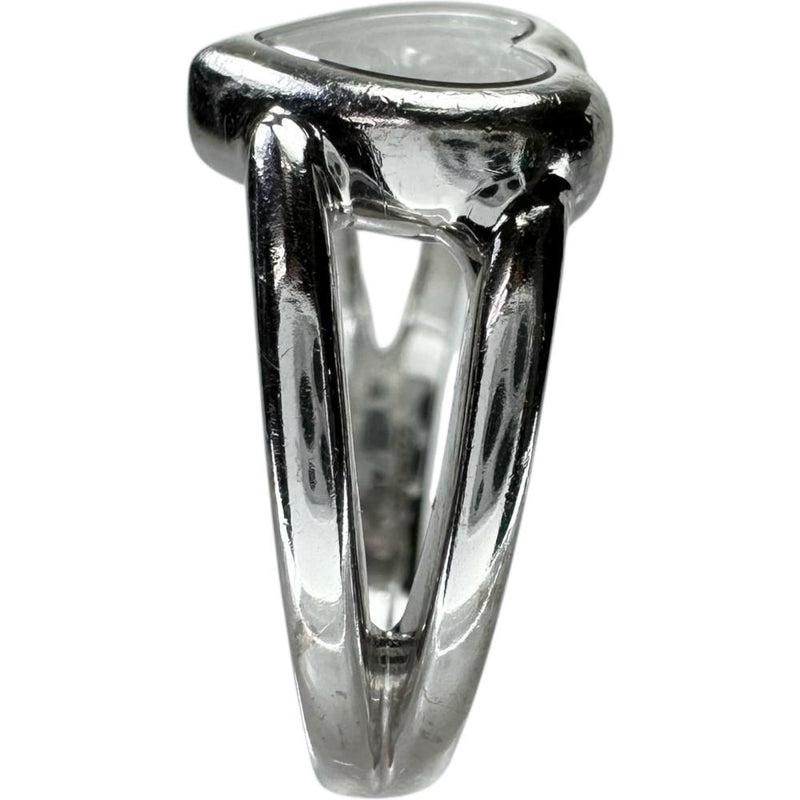 11号【Chopard/ショパール】 ダイヤモンド リング・指輪 ハッピーダイヤリング K18WGホワイトゴールド 18金 8.7g 82/4611 レディース 【中古】【真子質店】【GD】 【IITT】