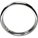 16号【GRAFF/グラフ】 甲丸リング リング・指輪 K18WGホワイトゴールド 18金 3.9g レディース 【中古】【真子質店】【GD】 【MoTMi】